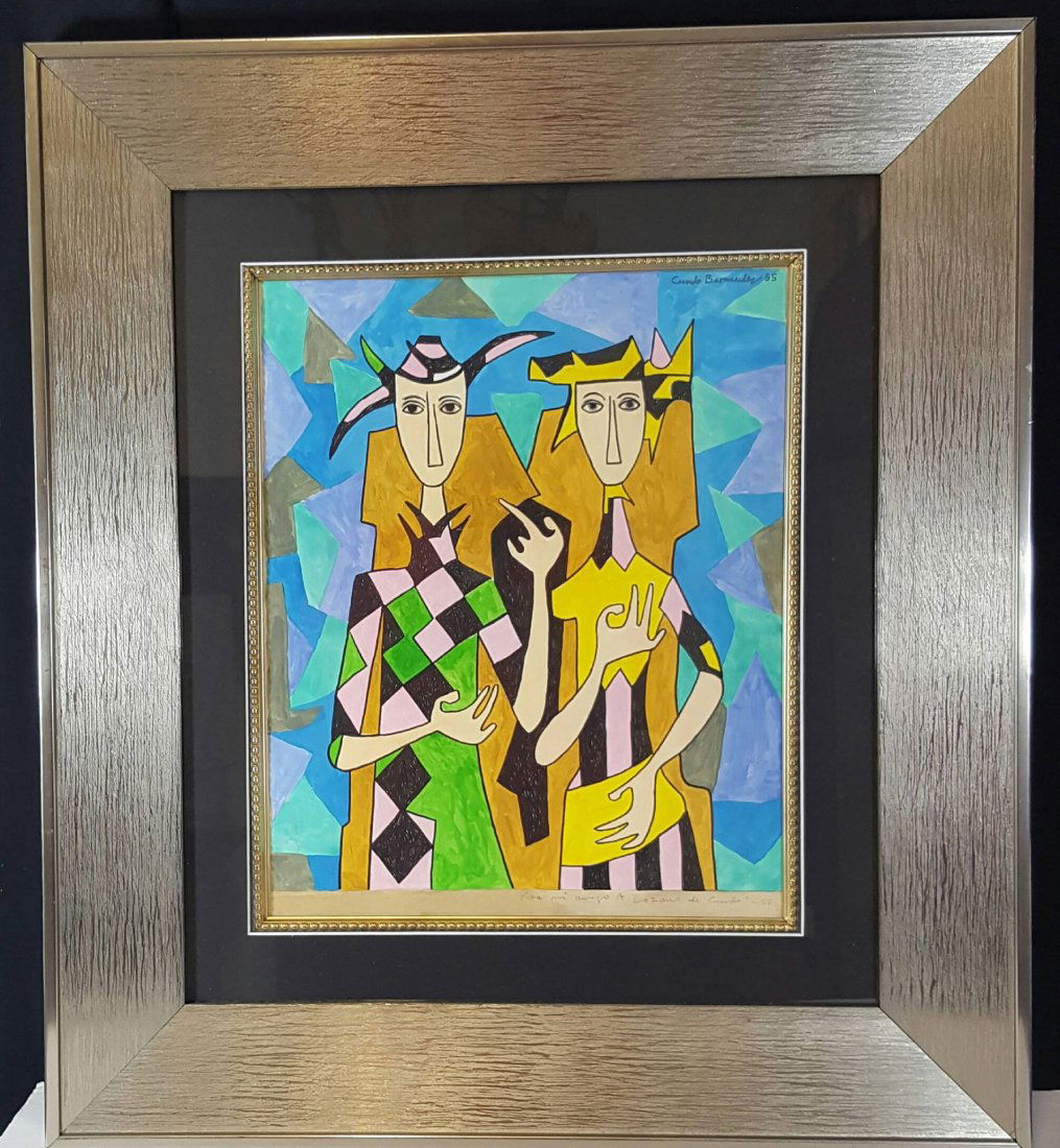 Cundo Bermudez (1914-2008)-(coa)-Cuban Painter and (1 of 3)