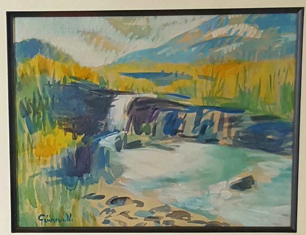 Isaac Grunewald (1889-1946)- Water color on Paper- (1 of 2)