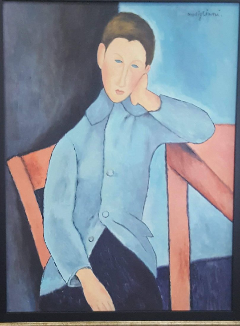 Amadeo Modigliani (1884-1920)-Oil on Canvas-ATTRIB. COA (1 of 3)