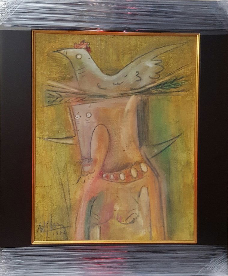 Wilfredo Lam (1902-1982)(attrib)- Celbrate Cuban (1 of 2)