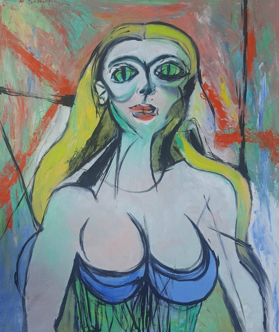 Willem de Kooning (1904-1997)Attrib - coa. oil on (1 of 2)