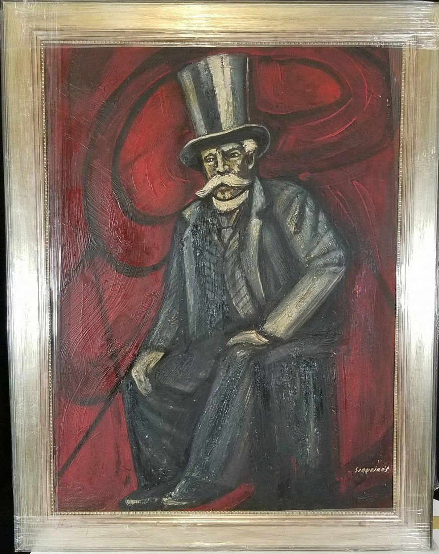 David Alfaro Siqueiros (1896-1974) (coa)Oil on (1 of 2)