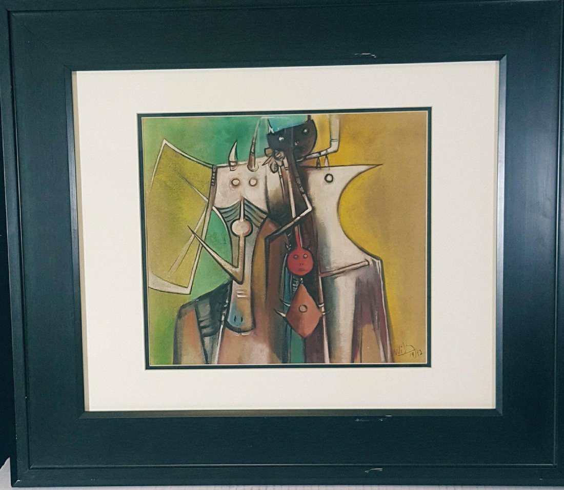 Wilfredo Lam (1902-1982)(attrib)- Celbrate Cuban (1 of 2)