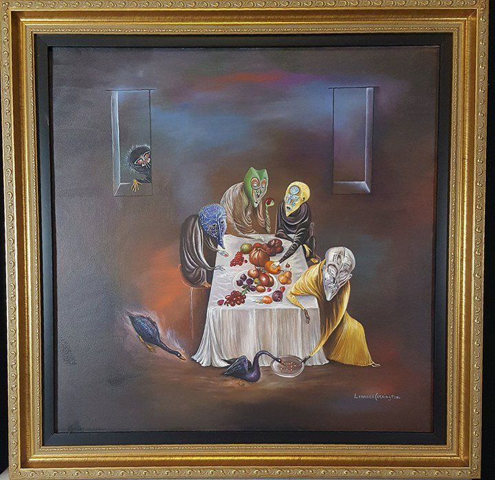 Leonora Carrington (1917-2011)- oil on (1 of 3)