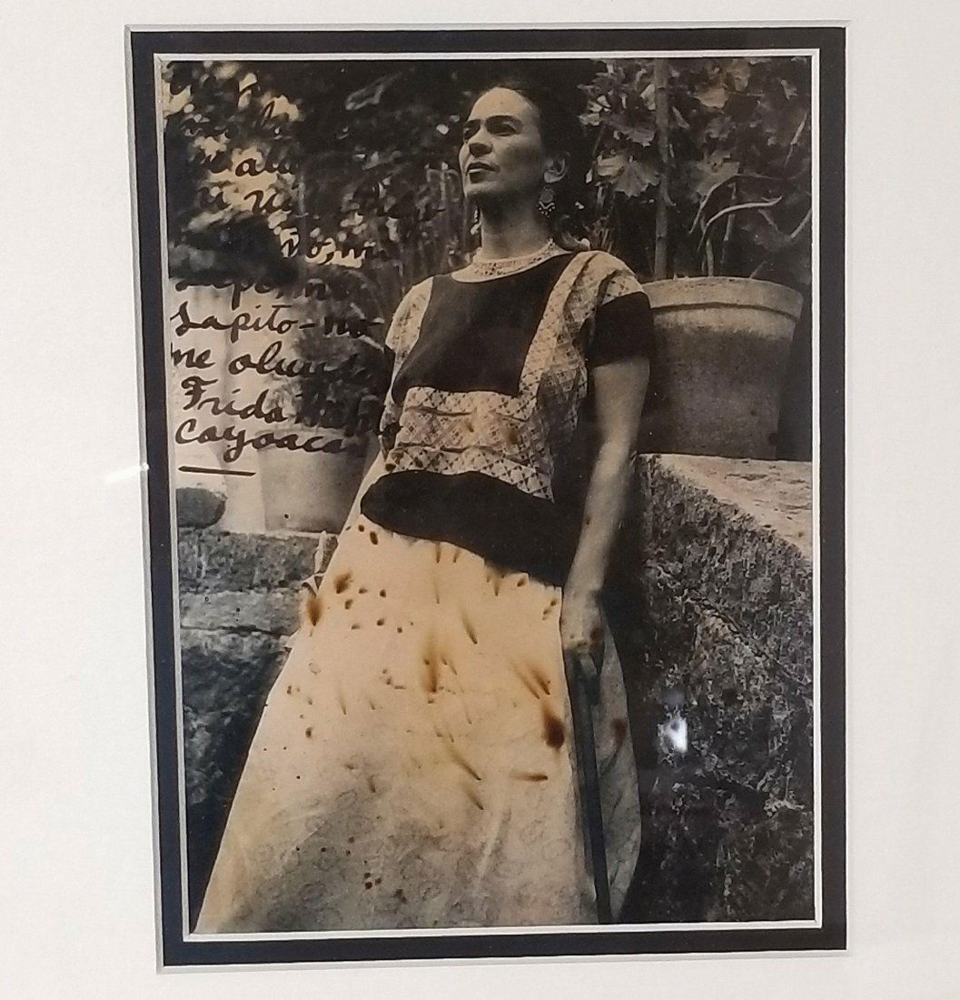 Frida Kahlo (1907-1954)Photograph ,signed by the (1 of 3)