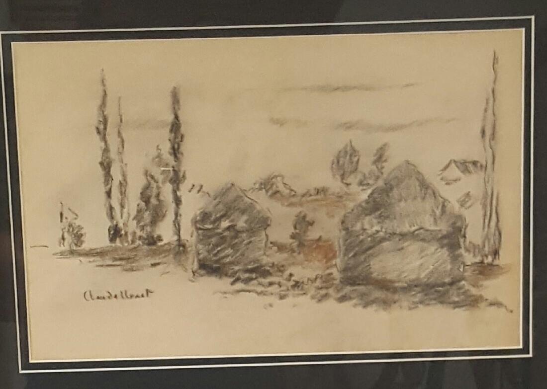 Claude Monet (1840-1926)- Mixed media on Paper- ATTRIB. (1 of 1)