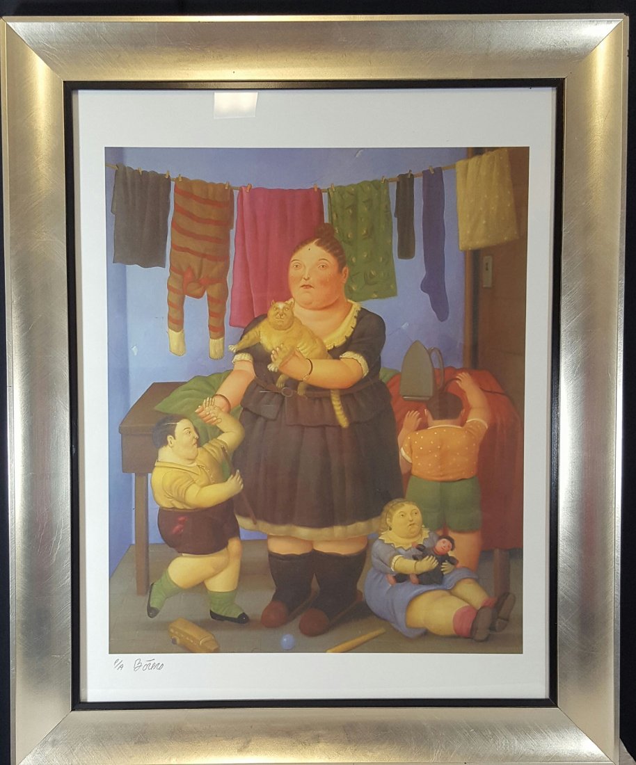 Fernando Botero- Serigraph-Size: 25"h X 19"w shipping: Fernando Botero- Serigraph-Size: 25"h X 19"w shipping in US $ 99