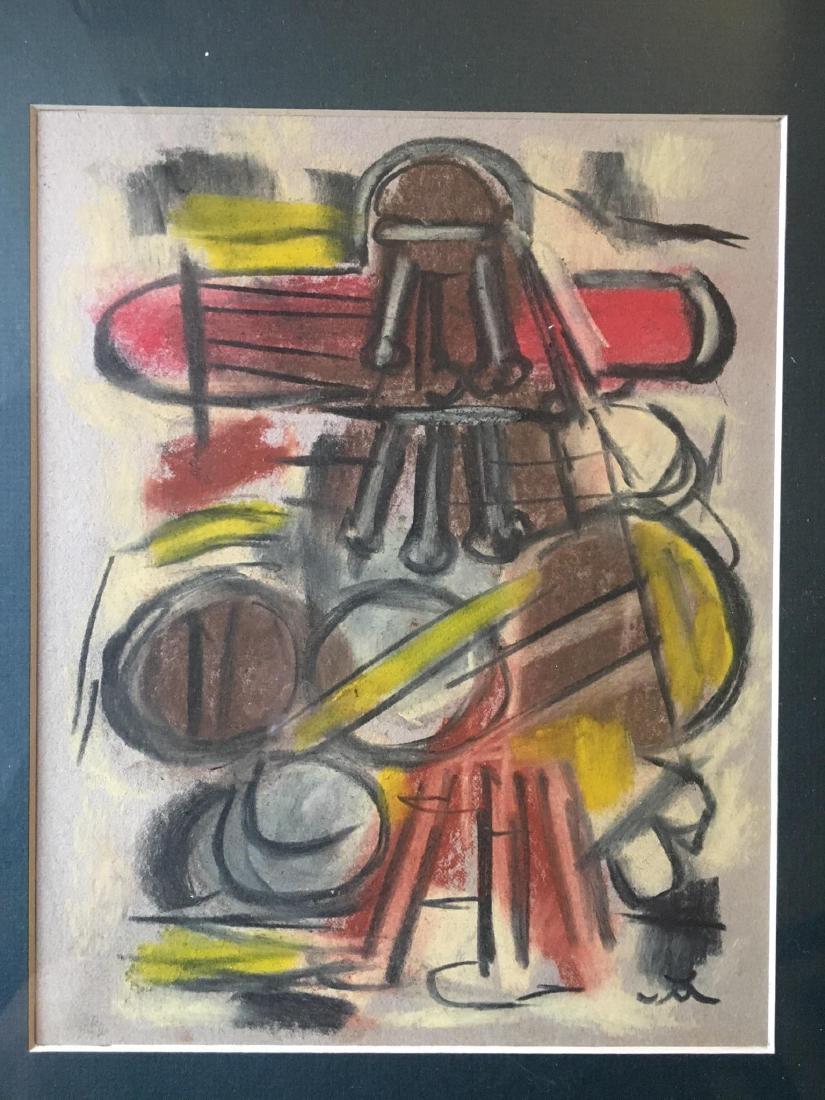 Roberto Matta was a Chilies best know painters and: Roberto Matta was a Chilies best know painters and seminal figure in 20th century adstract expressionist and surrealist art. Pastel on paper size: 10"h x 8"w shipping in US $ 99