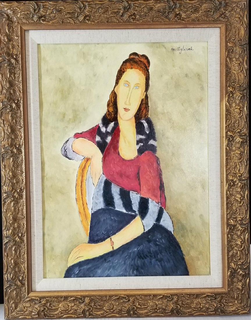 Amadeo Modigliani (1884-1920)-Oil on Canvas-ATTRIB. (1 of 2)