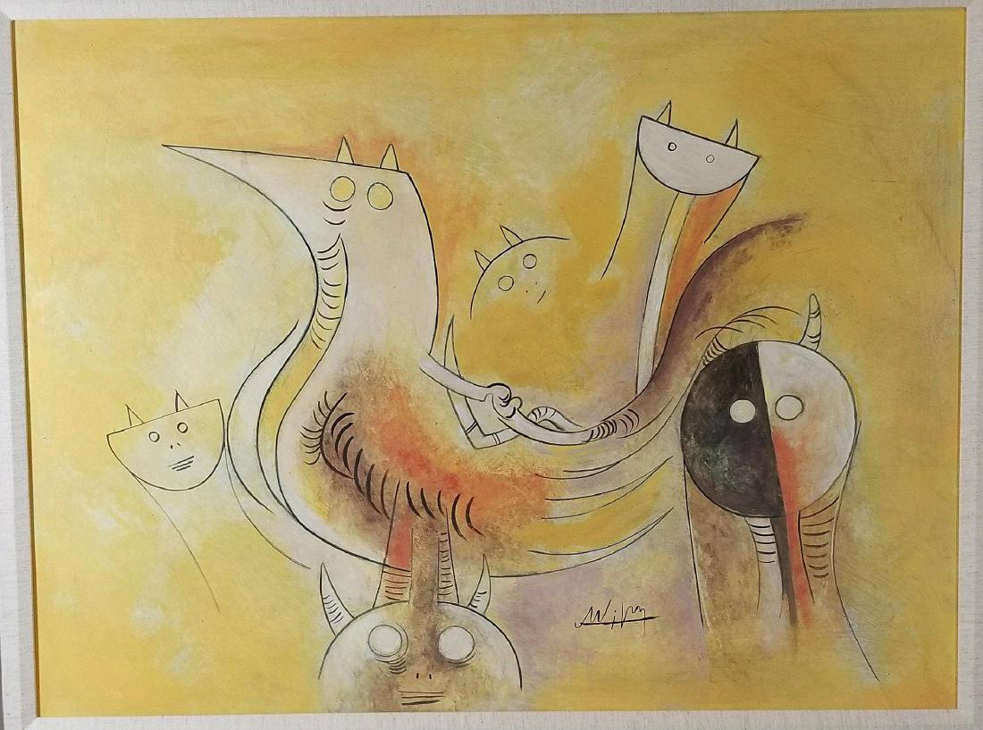 Wilfredo Lam (1902-1982)(attrib)- Celbrate Cuban (1 of 1)