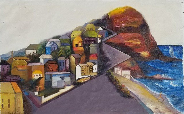 Max Weber (1864-1920) Wasa German sociologist: Max Weber (1864-1920) Wasa German sociologist ,Philosopher ,jurist, and political economist.His ideas profundily influenced sicial theory and research. Oil on panel (Attrib -COA )size:15"h x 23.5"w .