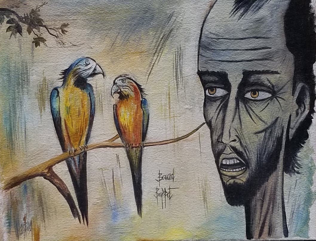 Bernard Buffet(1928-1999) was a French painter of (1 of 2)