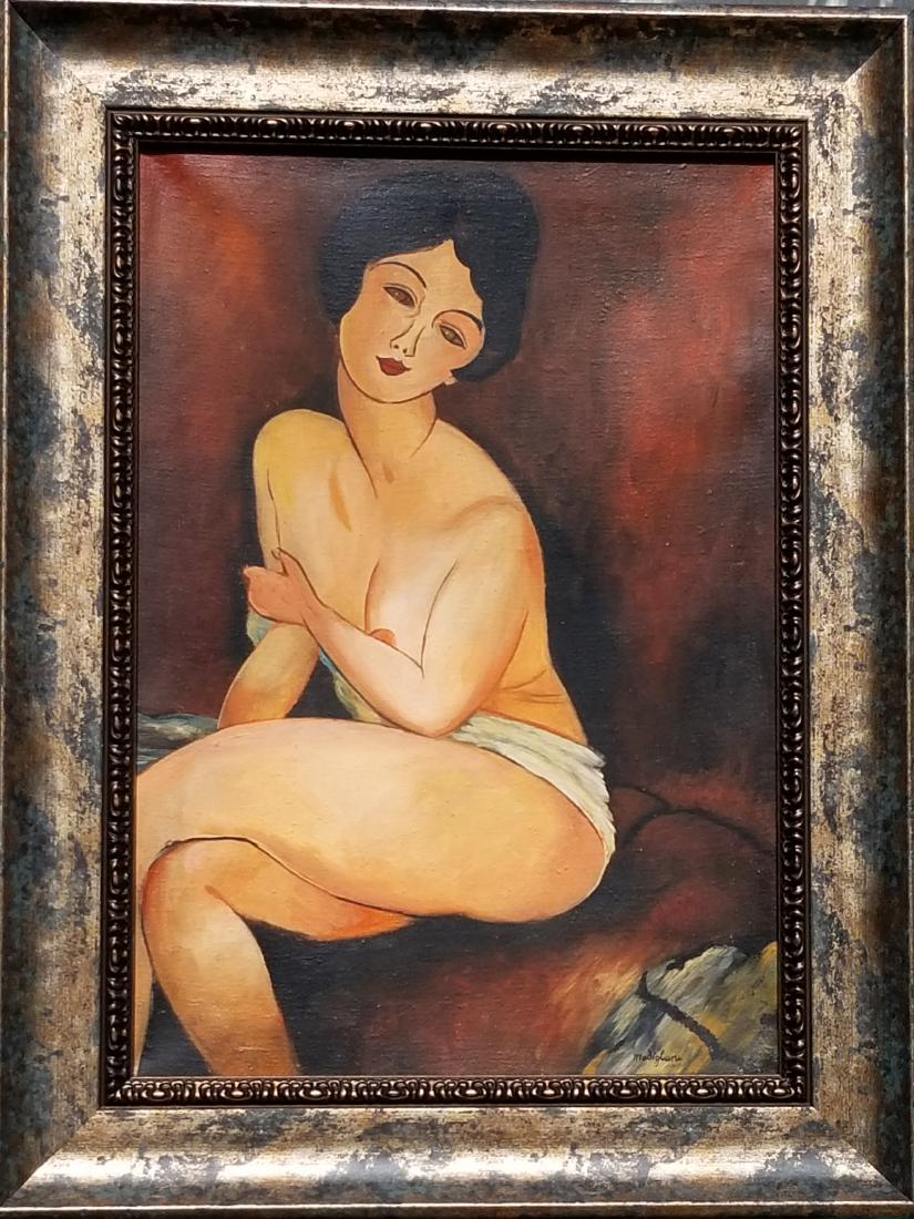Amadeo Modigliani (1884-1920)- Oil on Canvas-ATTRIB. (1 of 1)