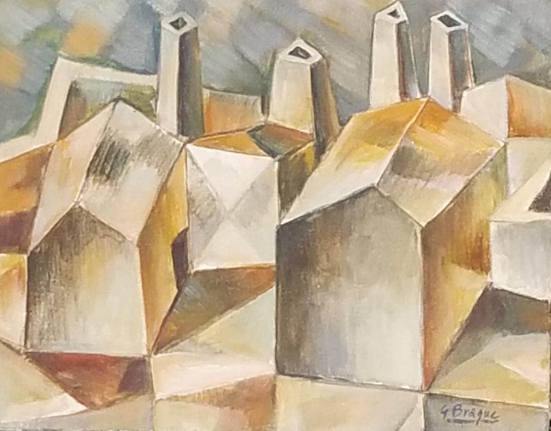 Georges Braque (1882-1963)- oil on canvas-ATTRIB. (1 of 1)