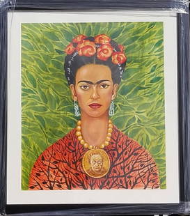 Frida Kahlo (1907-1954) ,was aMexican painter , who: Frida Kahlo (1907-1954) ,was aMexican painter , who painted many self - portraits . Inspired by Mexican popular culture she employed a na_ve folk art style to explore questons of idetity,