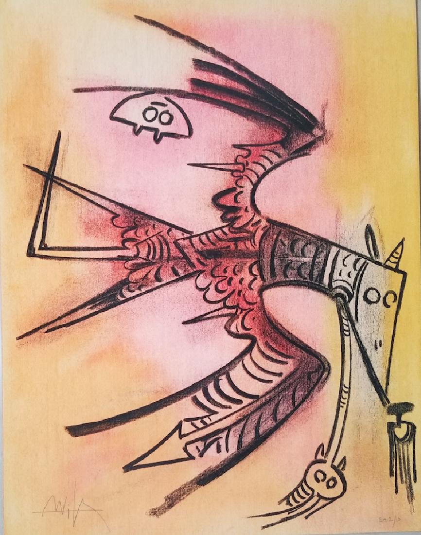 Wilfredo Lam (1902-1982)(original -Serigraph)- Celebra (1 of 2)