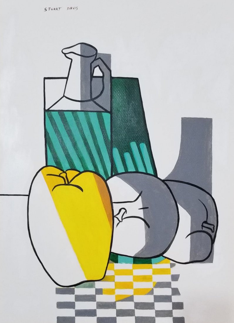 Stuart Davis Was an early American modernist  painter. (1 of 2)