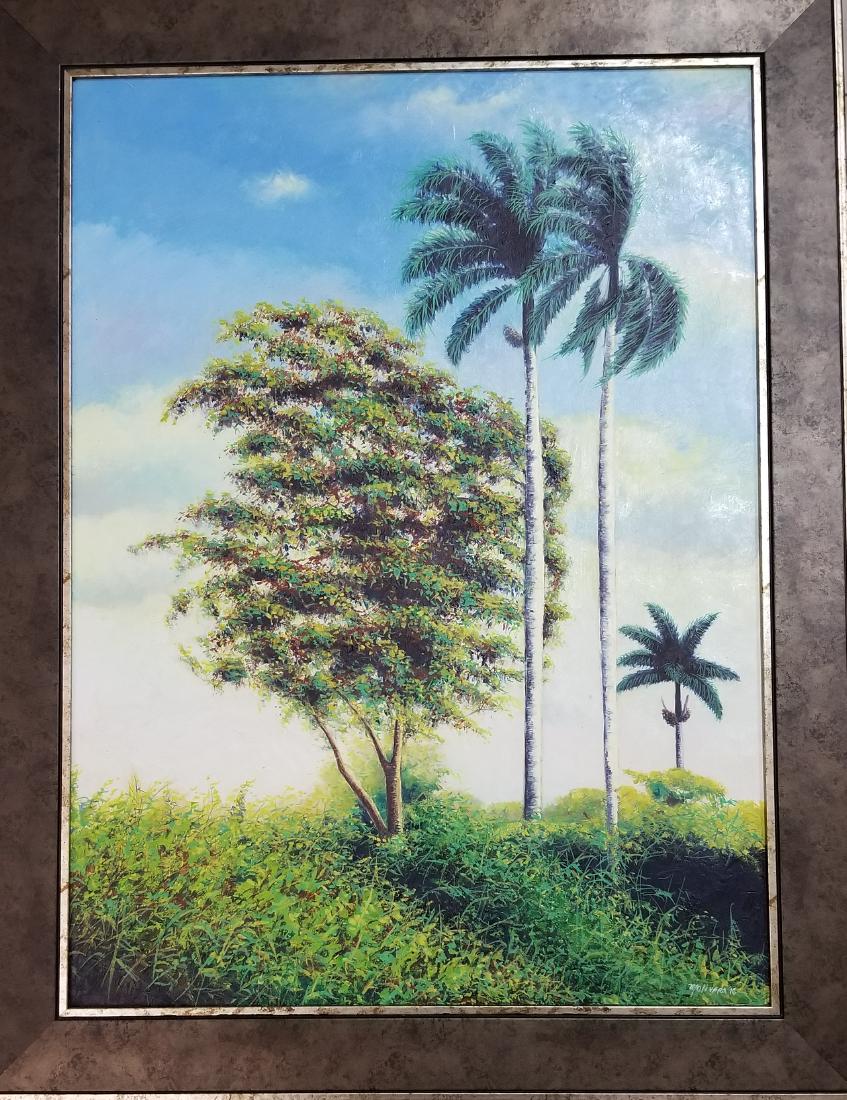 Marcos Olivera- a Contemporary Cuban Artist- Oil on: Marcos Olivera- a Contemporary Cuban Artist- Oil on Canvas- Size: 32"h X 24"w- Comes with Frame - Shipping Within US: $199.00