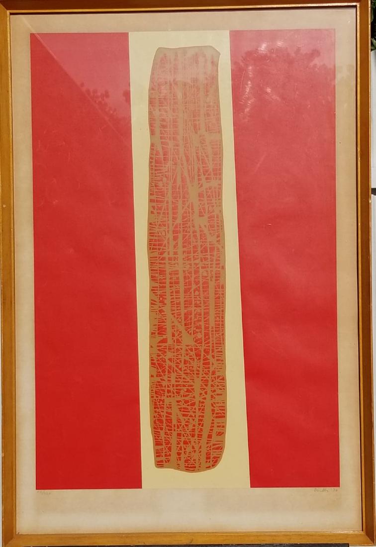 Sean Scully- Lithograph signed and numbered- Size: 30"h: Sean Scully- Lithograph signed and numbered- Size: 30"h X 22"w- Shipping within US: $199