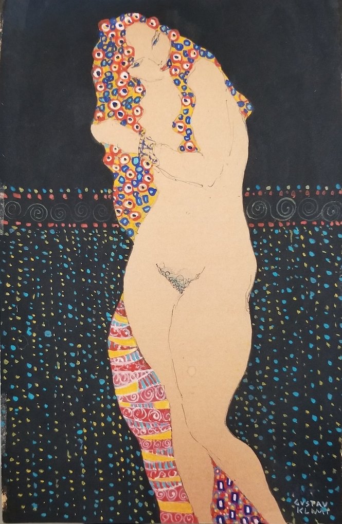 Gustav Klimt was an Austrian symbolist painter and one: Gustav Klimt was an Austrian symbolist painter and one of the most prominent members of the Vienna Secession movement. Klimt is noted for his paintings, murals, sketches, and other objets d'art. Water