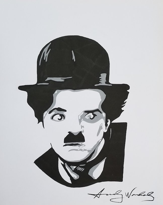 Andy Warhol was an American artist, director and: Andy Warhol was an American artist, director and producer who was a leading figure in the visual art movement known as pop art, (Attributed -COA) water color on paper ,size:24.75"h x19.75"w come with 
