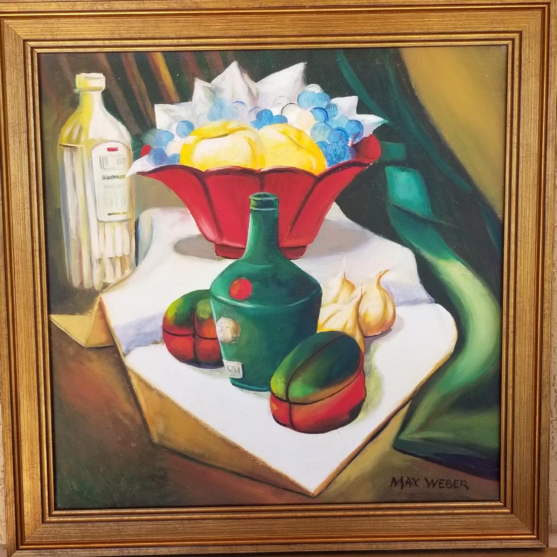 Max Weber (1864-1920) Was a German sociologist,: Max Weber (1864-1920) Was a German sociologist, Philosopher, jurist, and political economist.His ideas profundily influenced sicial theory and research. - oil on panel(Attrib -COA )- Size: 19"h x 19"w