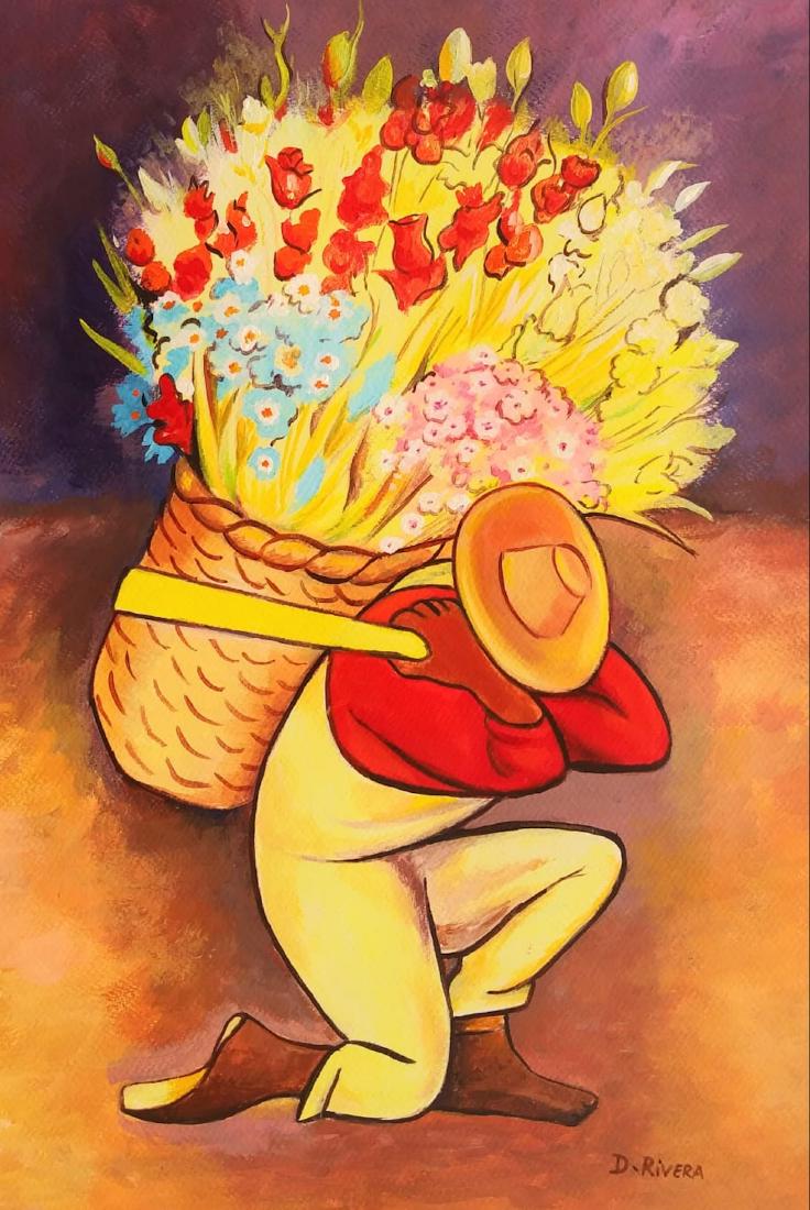 Diego Rivera (1886-1957)in the style of  -was a (1 of 1)