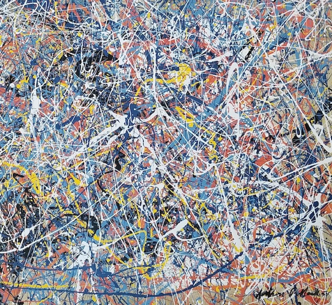 Jackson Pollock was an American painter, in the style (1 of 1)