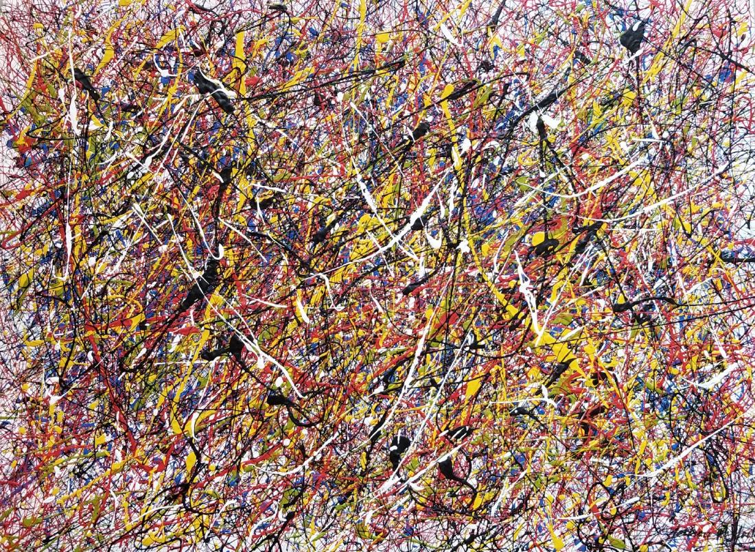 Jackson Pollock was an American In the style of painter: Jackson Pollock was an American painter and a major figure in the abstract expressionist movement. He was well known for his unique style of drip painting. During his lifetime, Pollock enjoyed conside
