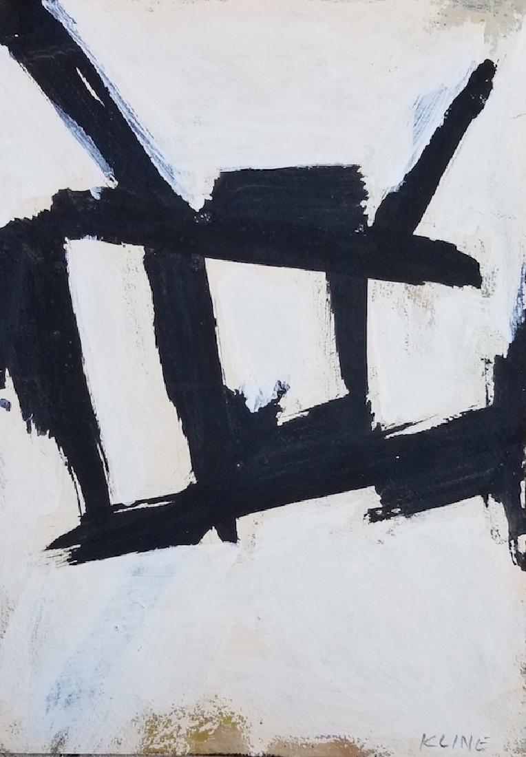 Franz Kline(1910-1962) was an American painter. He is (1 of 2)