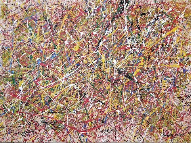 Jackson Pollock was an American , painter and a major: Jackson Pollock was an American , painter and a major figure in the abstract expressionist movement. He was well known for his unique style of drip painting. During his lifetime, Pollock enjoyed consi