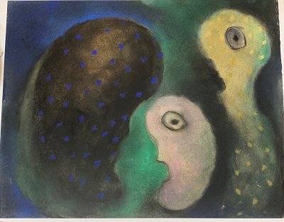 Manuel Mendive. Watercolor on paper (attrib): Manuel Mendive. Watercolor on paper. attrib-Certificated of authenticity. Size:14"h x 11"w. come with frame shipping in US $99.00 .