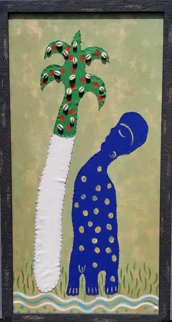 Manuel Mendive, Original. is one of the leading: Manuel Mendive, Original. is one of the leading Afro-Cuban artists to emerge from the revolutionary period, and is considered by many to be the most important Cuban artist living today.oil on canvas( 