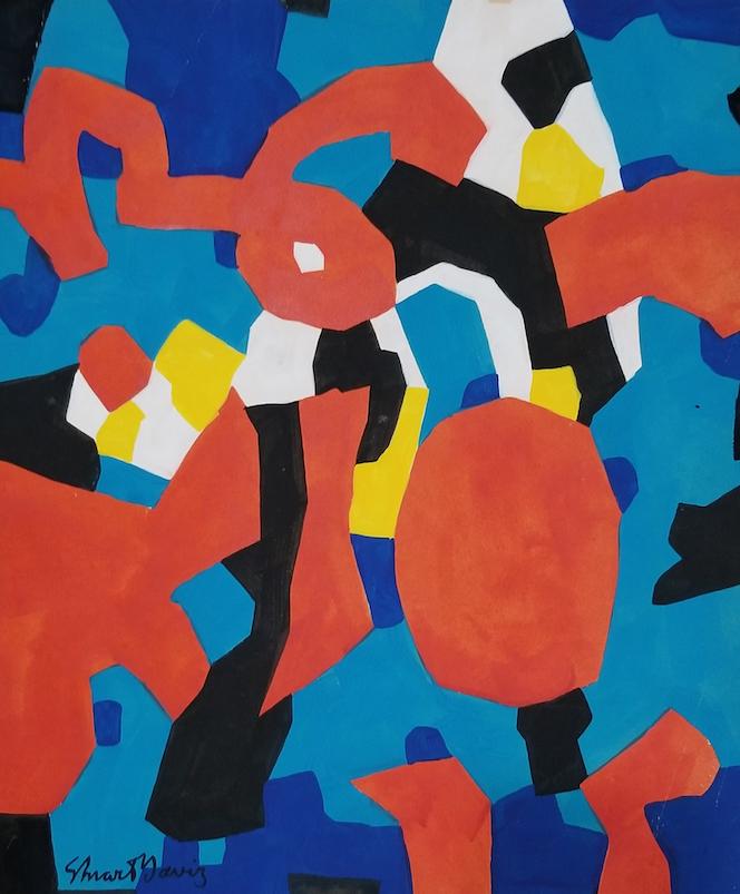 Stuart Davis, was an early American modernist painter.: Stuart Davis, was an early American modernist painter. He was well known for his jazz-influenced, proto-pop art paintings of the 1940s and 1950s, bold, brash, and colorful, as well as his Ashcan Schoo