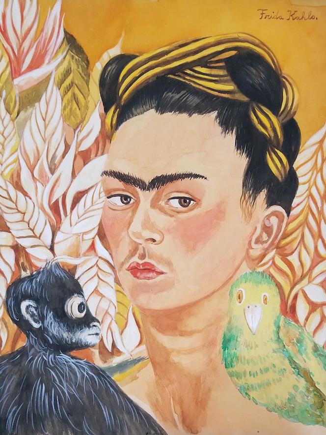 Frida Kahlo was a Mexican painter known for her many: Frida Kahlo was a Mexican painter known for her many portraits, self-portraits, and works inspired by the nature and artifacts of Mexico. Inspired by the country's popular culture, she employed a na_v