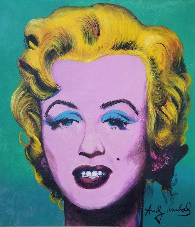 Andy Warhol was an American artist, director and: Andy Warhol was an American artist, director and producer who was a leading figure in the visual art movement known as pop art, ((attrib-Certificated of authenticity) water color on paper ,size:11.25"