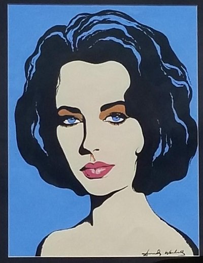 Andy Warhol -(1928-1987) was an American artist,: Andy Warhol -(1928-1987) was an American artist, director and producer who was a leading figure in the visual art movement known as pop art, .Gouache on paper -attrib-Certificated of authenticity-- 19