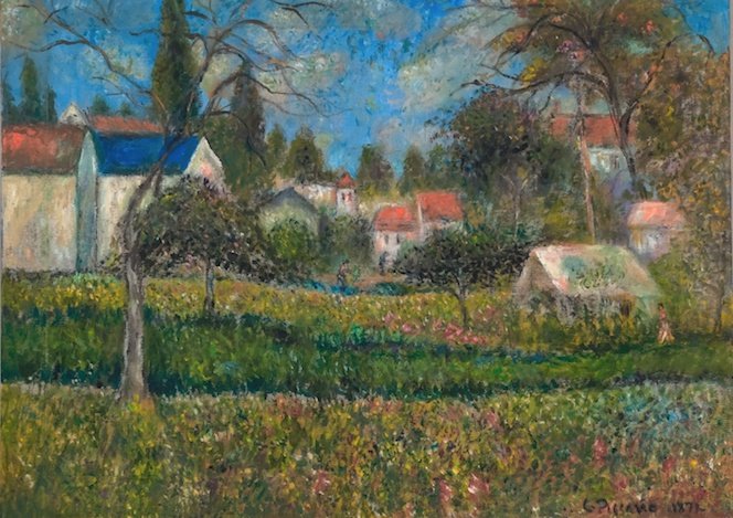 Consignment .Old Master ,Camille Pissarro was a Danish-: Consignment .Old Master ,Camille Pissarro was a Danish-French Impressionist and Neo-Impressionist painter born on the island of St Thomas. His importance resides in his contributions to both Impressio