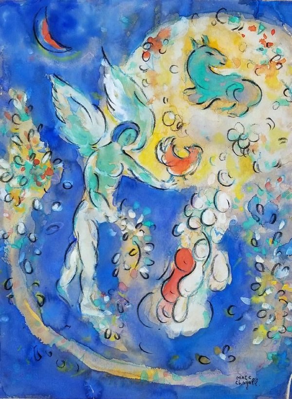 Marc Chagall (1887-1985)was a Russian-French artist of: Marc Chagall (1887-1985)was a Russian-French artist of Belarusian Jewish origin. An early modernist, he was associated with several major artistic styles and created works in virtually every artistic 