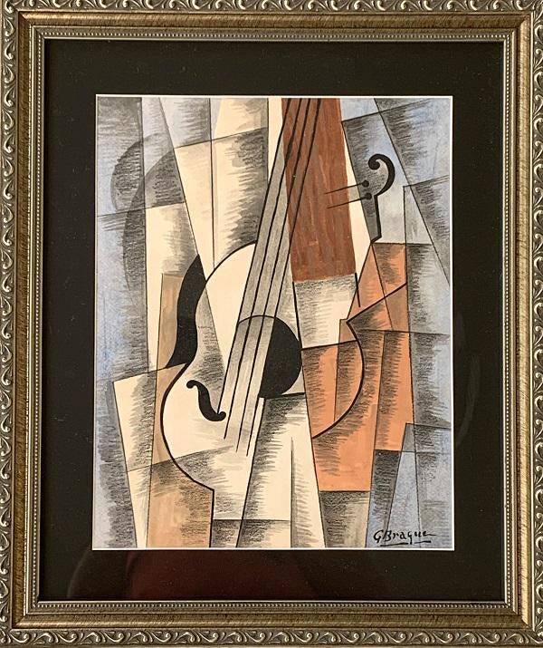 GEORGES BRAQUE. MIXEDMEDIA ON PAPER. Attrib . (1 of 1)