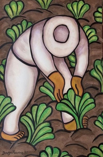 Diego Rivera (1886-1957) - Water color on paper - (1 of 2)
