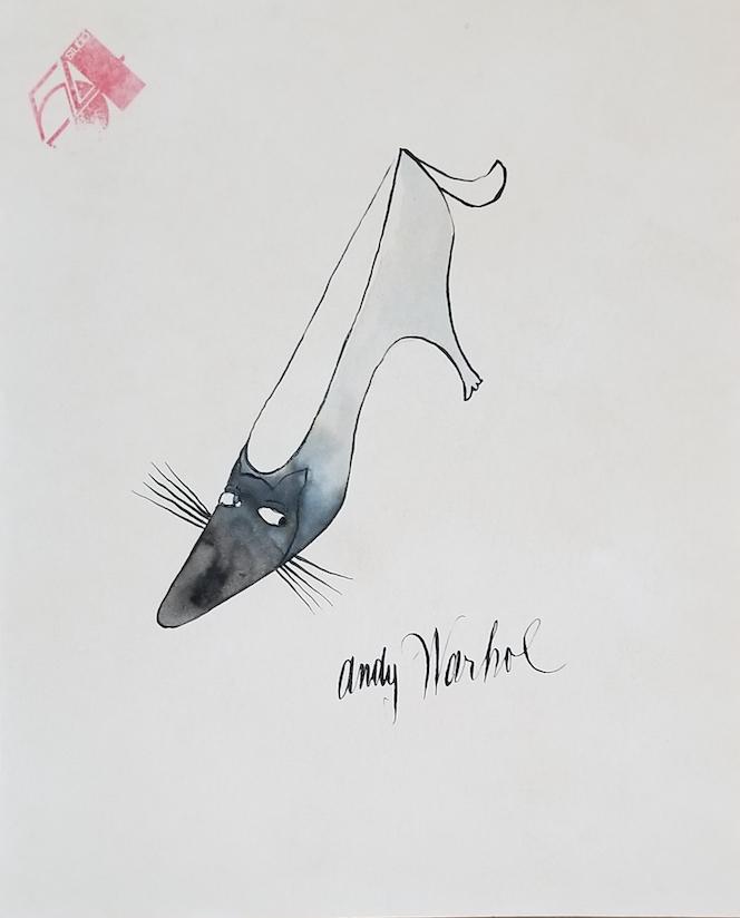 Andy Warhol -(1928-1987) -was an American artist,: Andy Warhol -(1928-1987) -was an American artist, director and producer who was a leading figure in the visual art movement known as pop art, the painting has stamp in the back by Andy warhol foundati