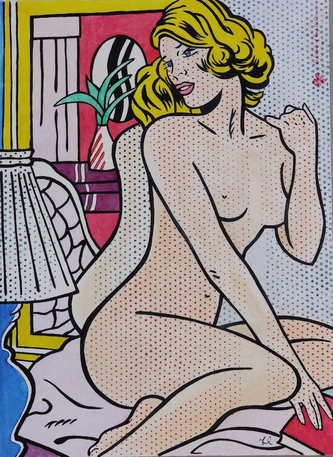 Roy Lichtenteins. was born in New York City on October (1 of 4)