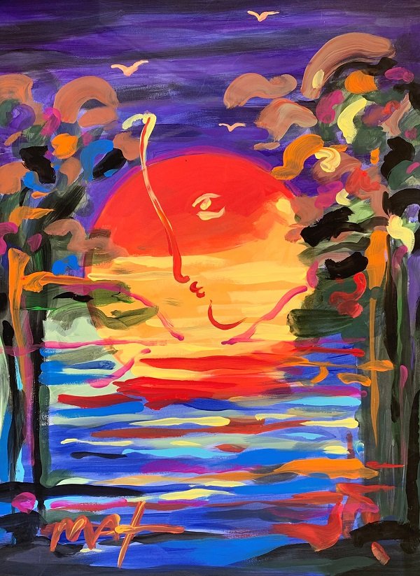 Peter Max is a German-American artist known for using: Peter Max is a German-American artist known for using bright colours in his work. Works by Max are associated with the visual arts and culture of the 1960s, particularly psychedelic art and pop art, A