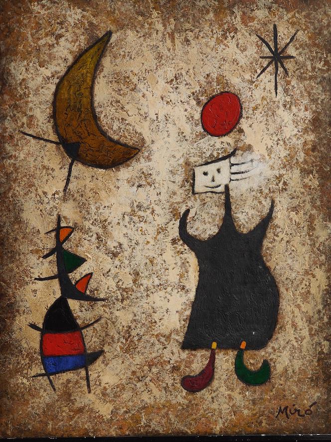 Consignment Joan Miro .(1893-1983)- Spanish Painter, (1 of 2)