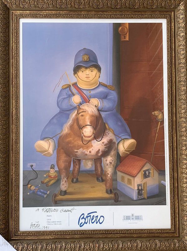 FERNANDO BOTERO. SERIGRAPH . IT IS SIGNED AND DATED: FERNANDO BOTERO. SERIGRAPH . IT IS SIGNED AND DATED Size: 33"H X 23 "w come with frame shipping in US $229.00