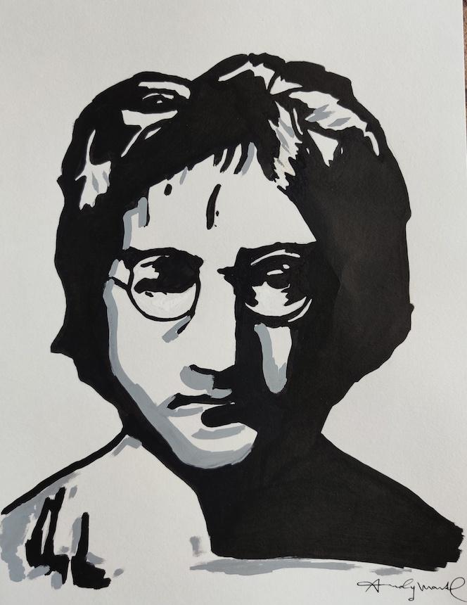 Andy Warhol -(1928-1987) L-was an American artist,: Andy Warhol -(1928-1987) L-was an American artist, director and producer who was a leading figure in the visual art movement known as pop art, Attrib--Certificated of authenticity-provenance ,water co