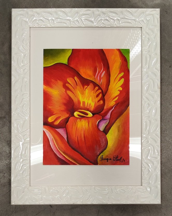 Georgia  O'Keeffe (November 15, 1887 _ March 6, 1986) w (1 of 2)