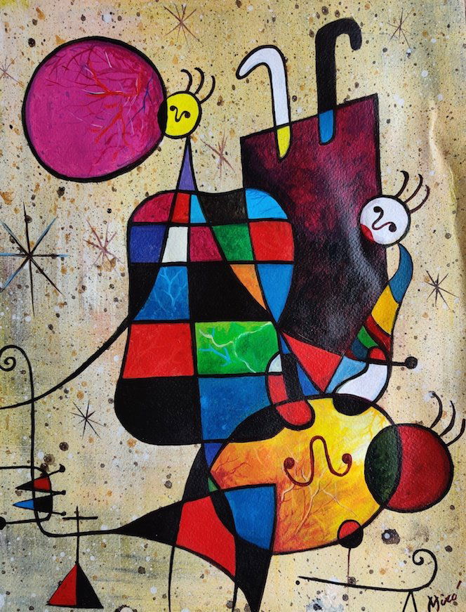 Consignment Joan Miro .(1893-1983)- Spanish Painter, (1 of 2)