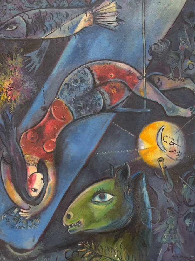 Marc Chagall (1887-1985)was a Russian-French artist of: Marc Chagall (1887-1985)was a Russian-French artist of Belarusian Jewish origin. An early modernist, he was associated with several major artistic styles and created works in virtually every artistic 